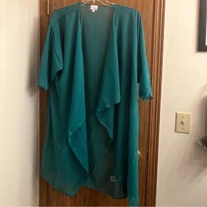 Lularoe Shirley Emerald Green - L - New